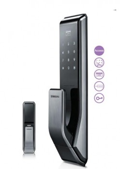 Khóa cửa điện tử Samsung SHS P717 - khóa điện tử chính hãng Nha Trang